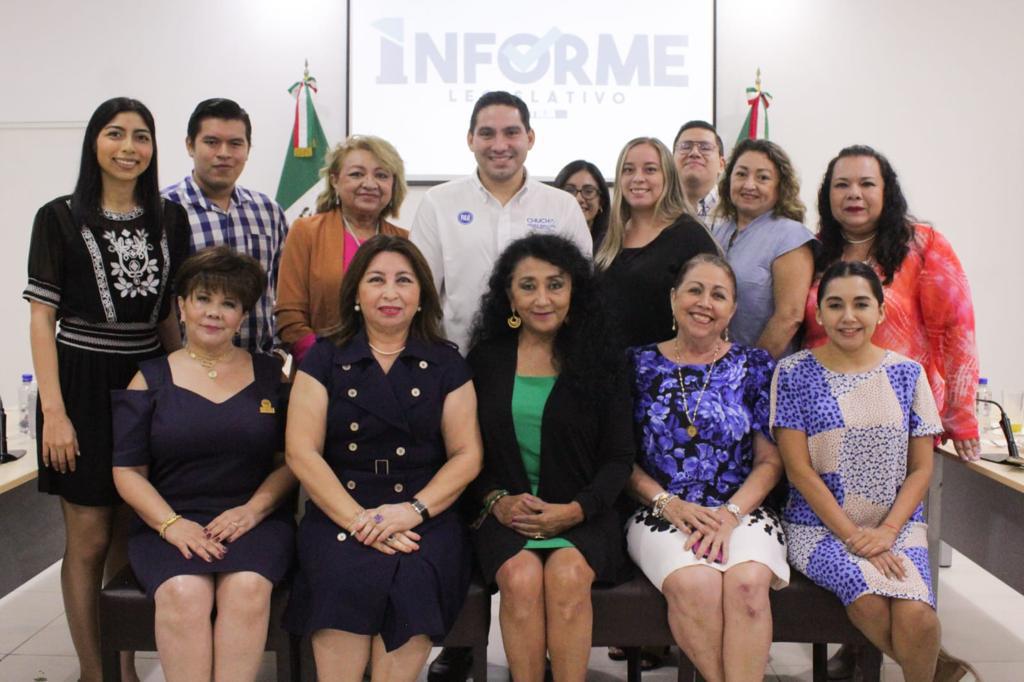 Chucho Perez Ballote cierra primer informe legislativo en reunión con lideres sociales.