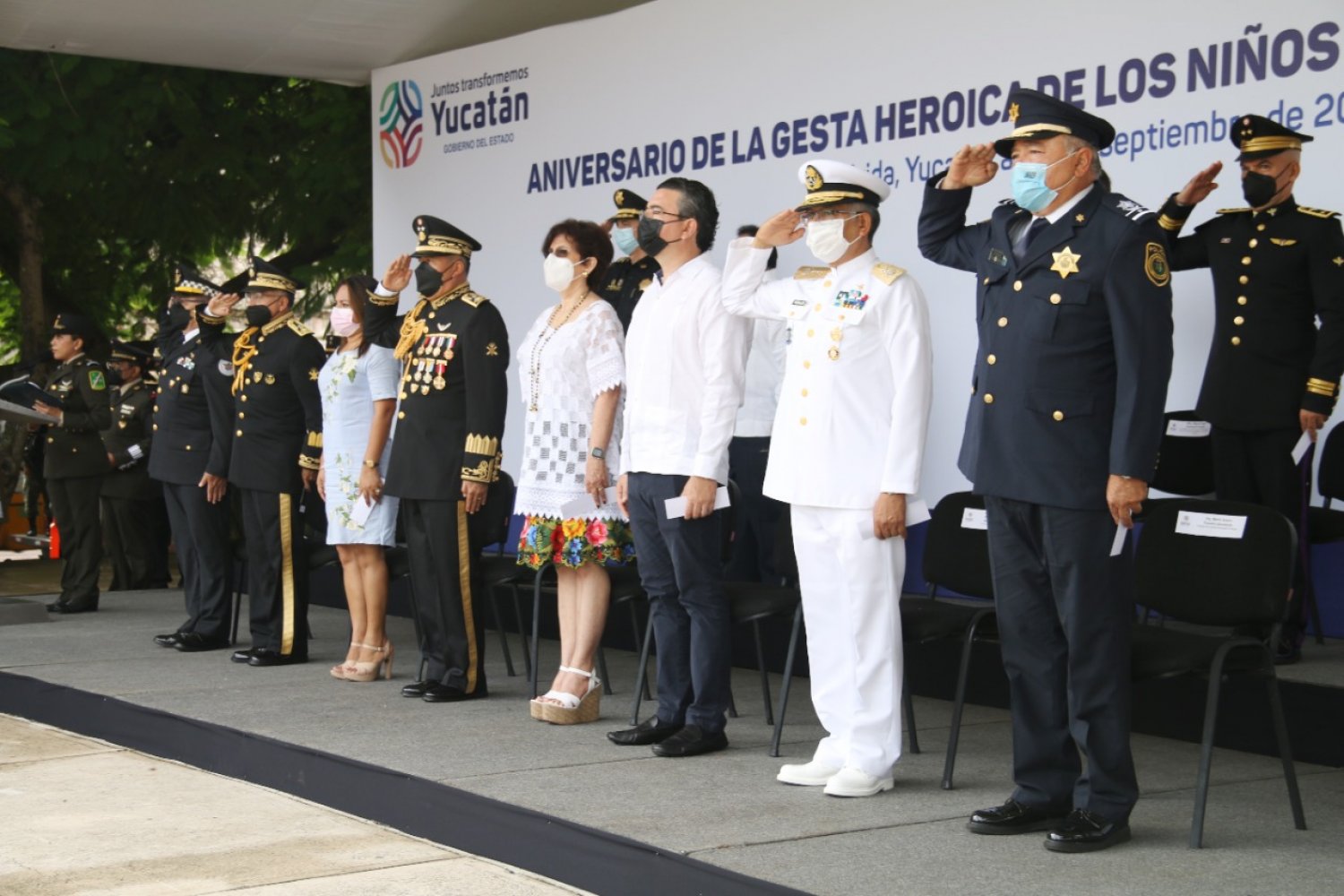 Yucatán honra a los niños héroes y a su valiente legado.