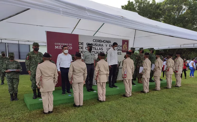 Concluyen su servicio militar en la península de Yucatán.