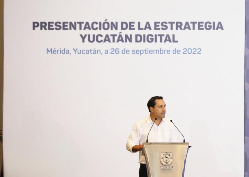 Mauricio Vila da inicio con la estrategia Yucatán digital para llevar internet a todos los rincones del estado.