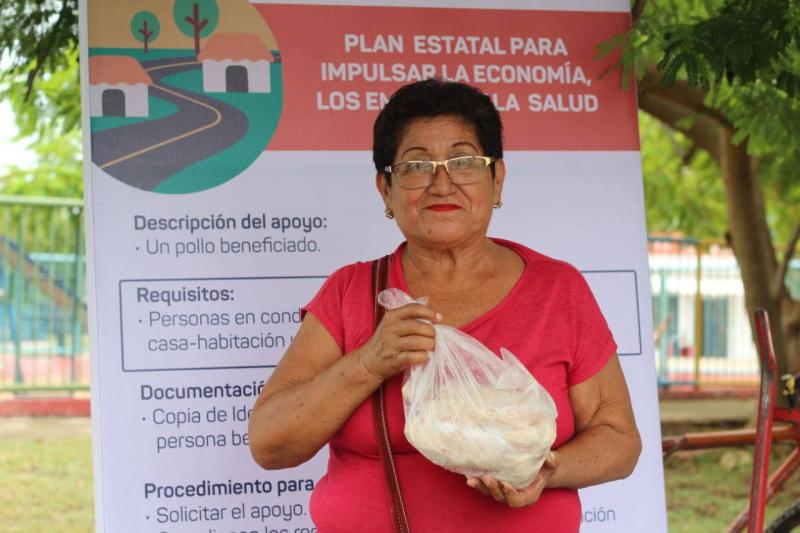 El gobierno del estado continua apoyando la alimentacion