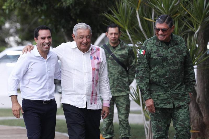 Vila y AMLO refrendan colaboracion.