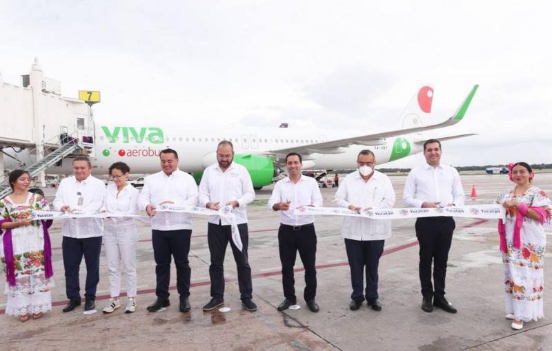 Yucatán presenta cifra récord de pasajeros en el aeropuerto de Mérida.