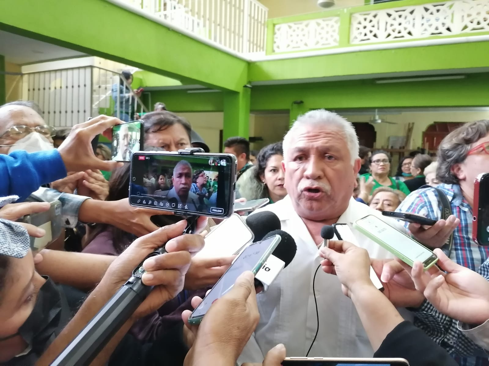 Jervis Garcia Vazquez se registro como candidato del Sindicato de Trabajadores del Poder Ejecutivo