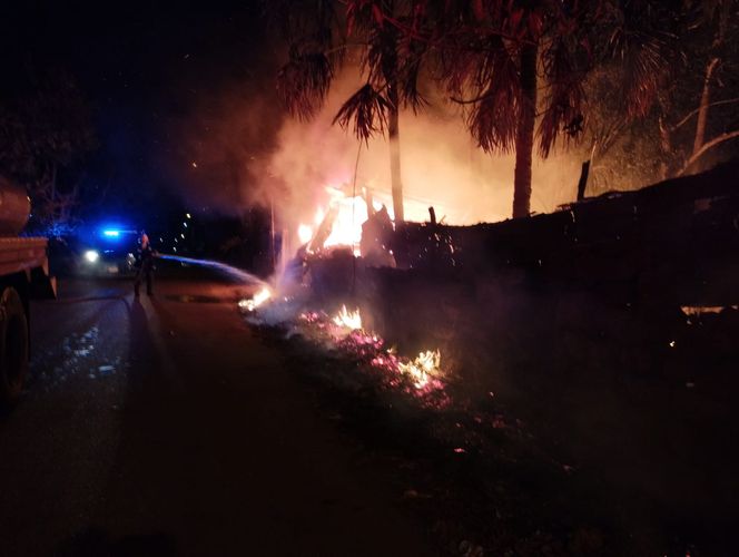 Incendio quema una bodega en Kinchil