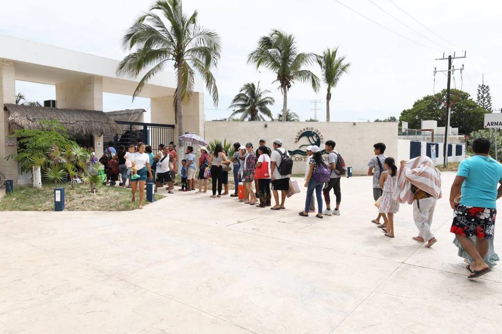 El balneario del Isstey en el puerto de Yucalpetén recibe de nuevo a las familias yucatecas