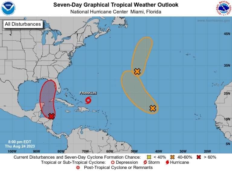 Posible formación de ciclón pone en alerta a la Península de Yucatán